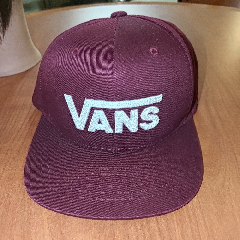 Vans Drop V Low Red Snapback Baseball Kid's Cap Hat